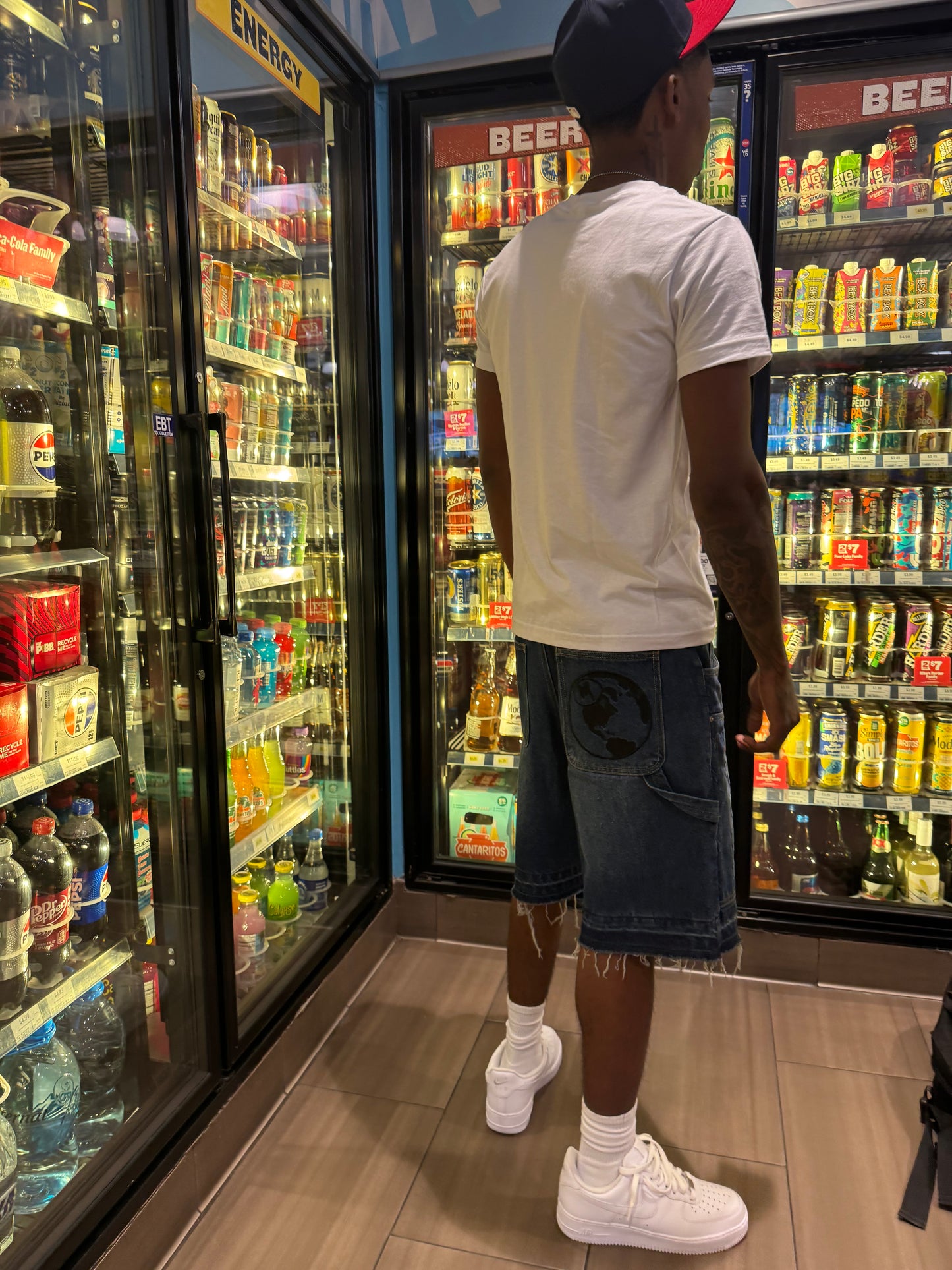 “NO SEASONS” JEAN SHORTS