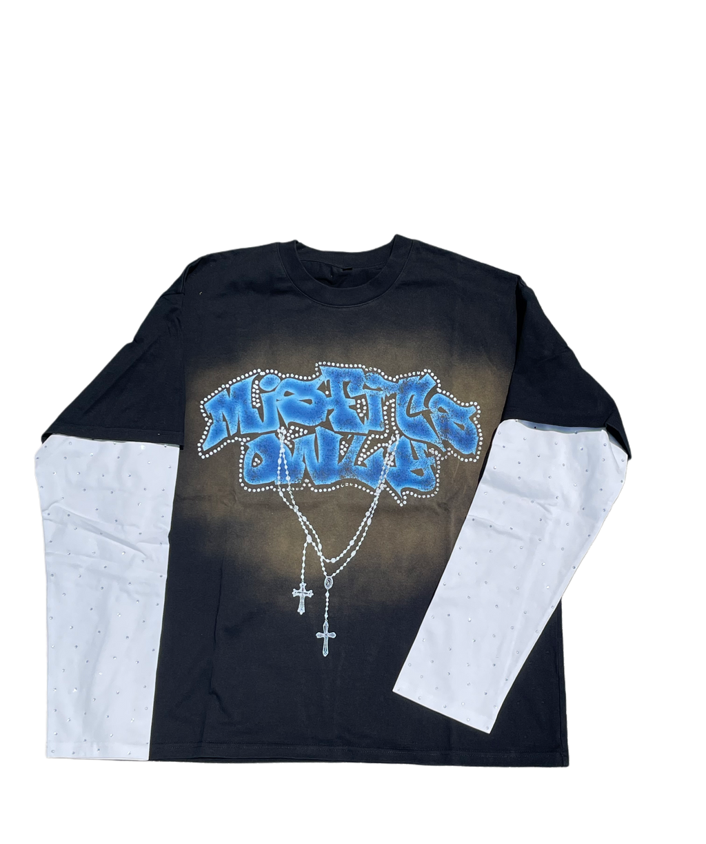 MISFITS ONLY RHINESTONE LONGSLEEVE
