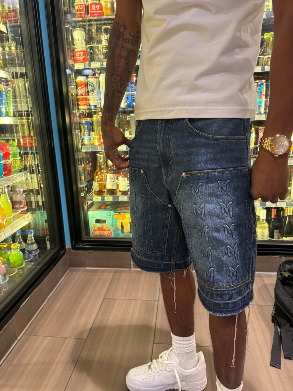 WORLDWIDE MISFITS JEAN SHORTS