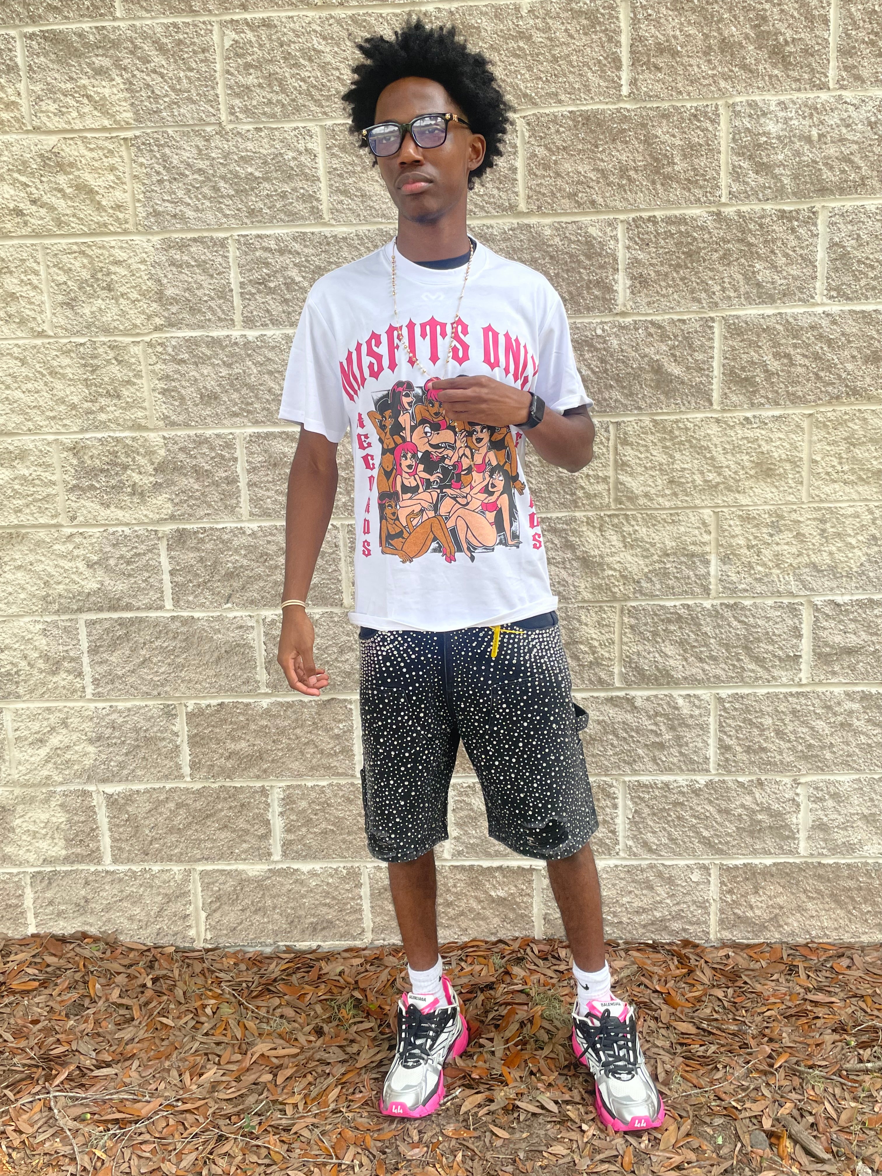 MISFITS ONLY RECORDS WHITE TEE