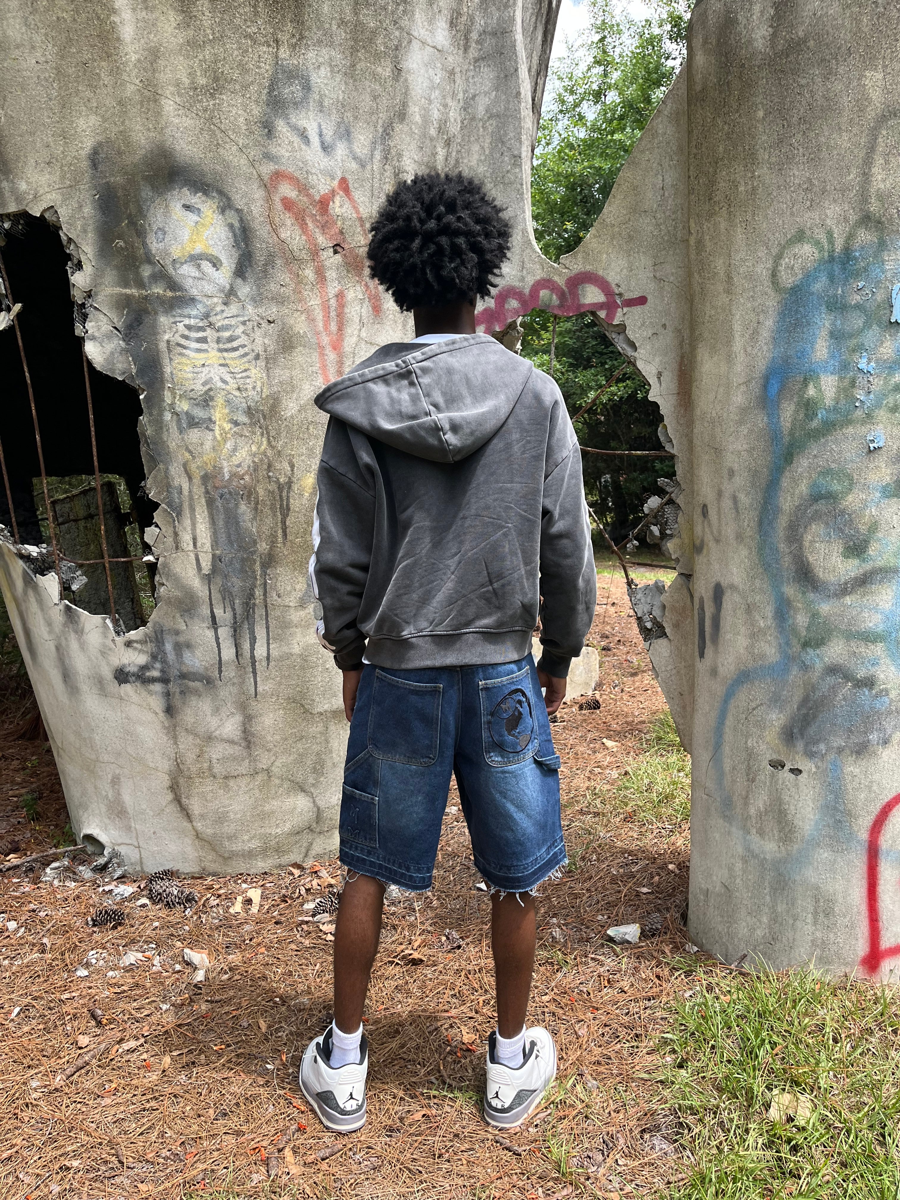 WORLDWIDE MISFITS JEAN SHORTS