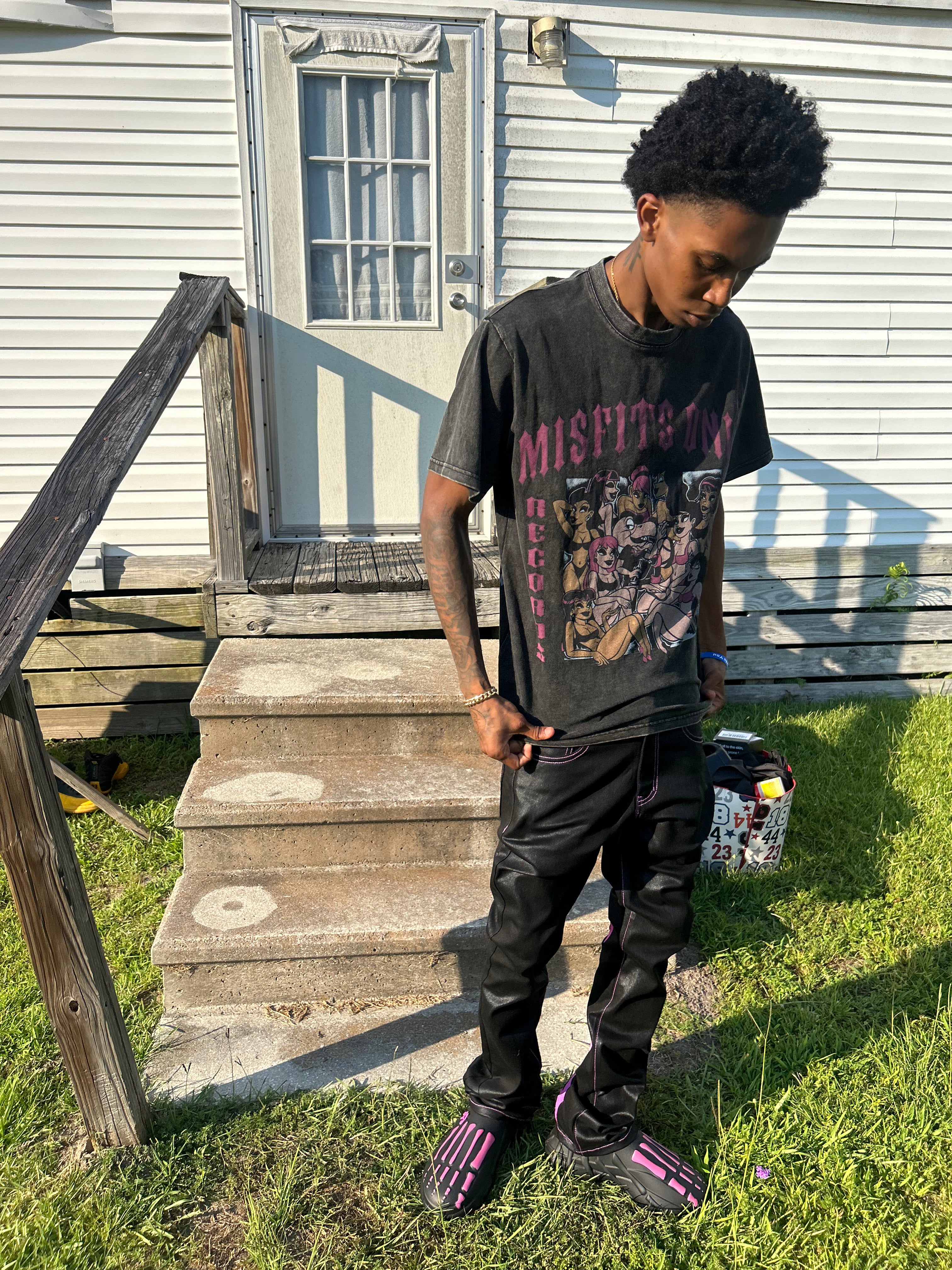 MISFITS ONLY RECORDS BLACK TEE
