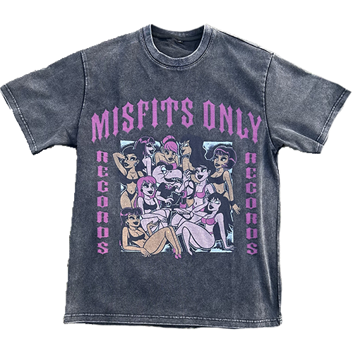 MISFITS ONLY RECORDS BLACK TEE